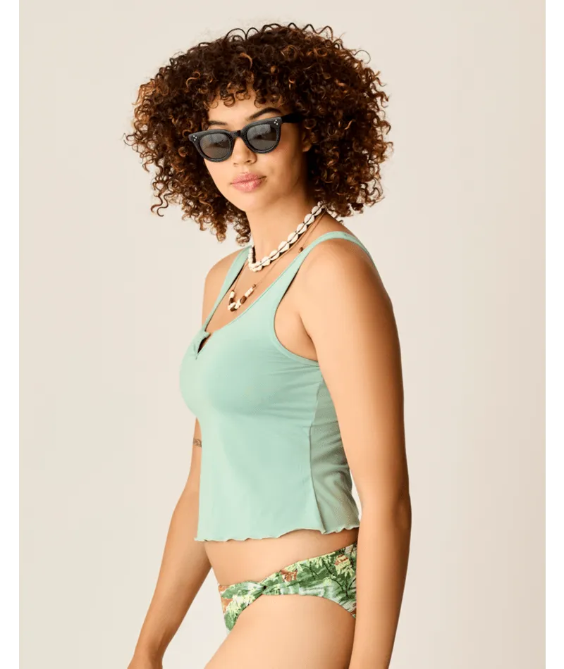 Carve Designs Vida Notchneckini Top-Haze Body Positive Shrink Resistant Material