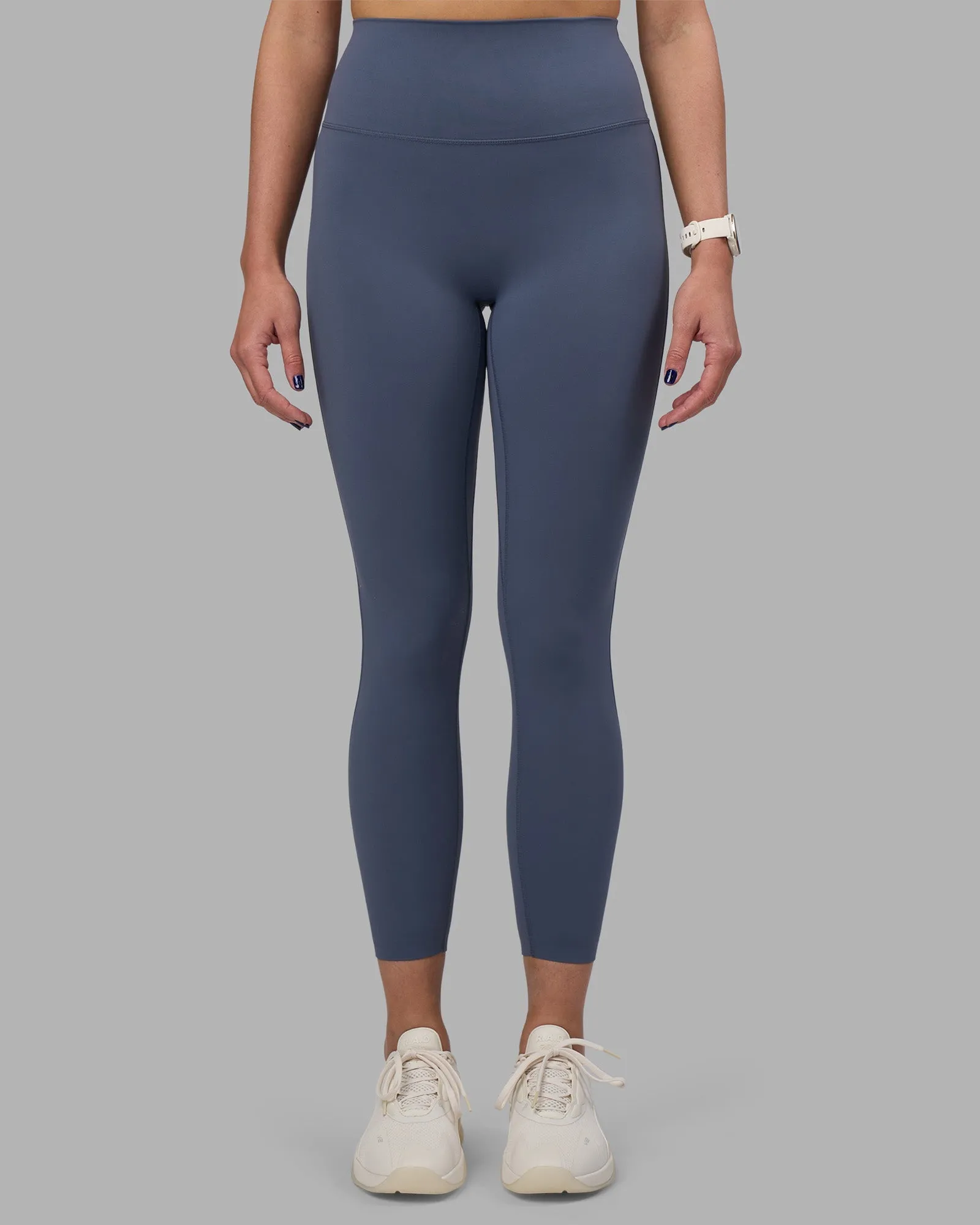 Shape Retention Stretchable Fabric Elixir Ultra High-Rise 7/8 Legging - Night Shadow