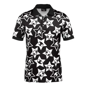 Trendy Style Slim Fit Style Stars Polo Shirt