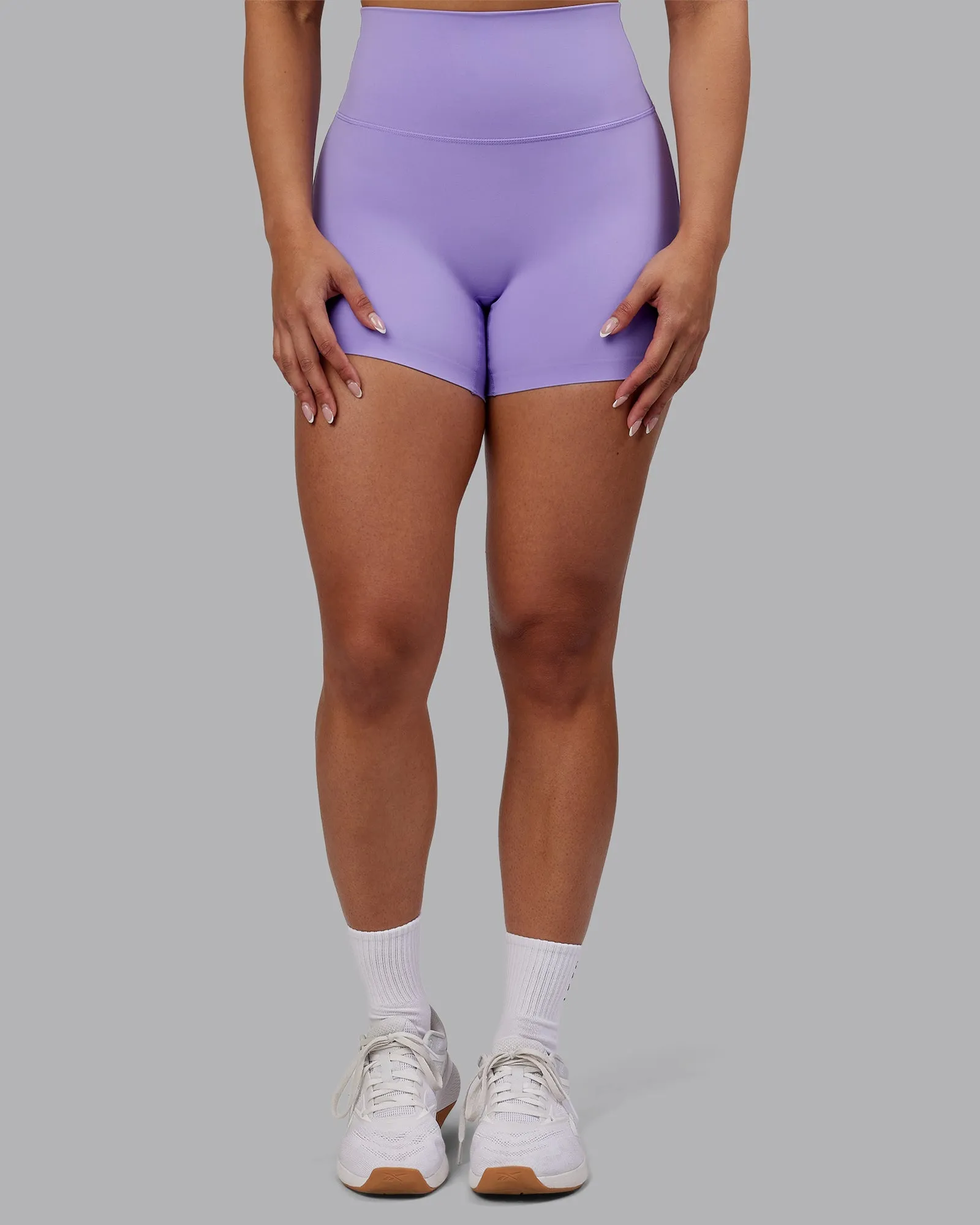 Go Soft scarf Elixir Ultra High-Rise 4" Short - Violet Ray