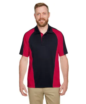 Lightweight Knit Material Compact Knit Structure M385 - Harriton Mens Advantage Snag Protection Plus IL Colorblock Polo Shirt