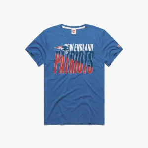 New England Patriots Color Splash Distressed Hem Finish Comfort Wearable