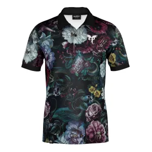 Stretch Fabric Construction Botanic Realm Polo Shirt