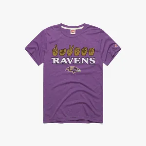 Love Sign x Ravens ASL Essential Fit