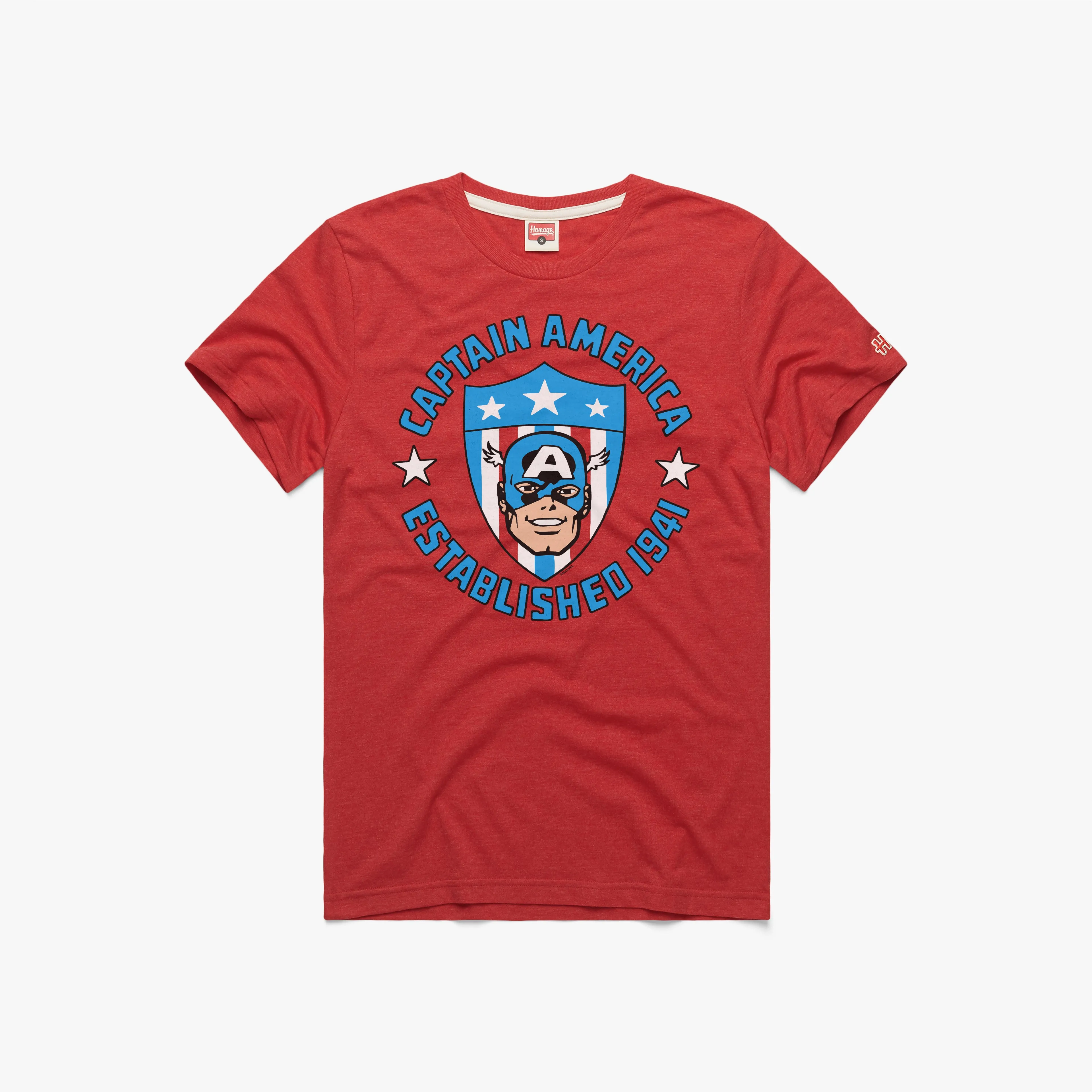 Sleek Design Fit Moisture Control Fabric Captain America Established 1941