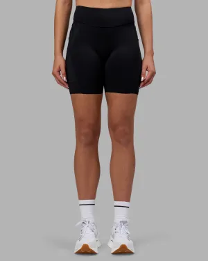 Elite Run High-Rise 7" Short Pockets - Black Casual Days beach volleyball gear