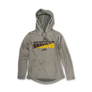 Ladies' Broncos Two-Tone Sport Hoodie ring accents