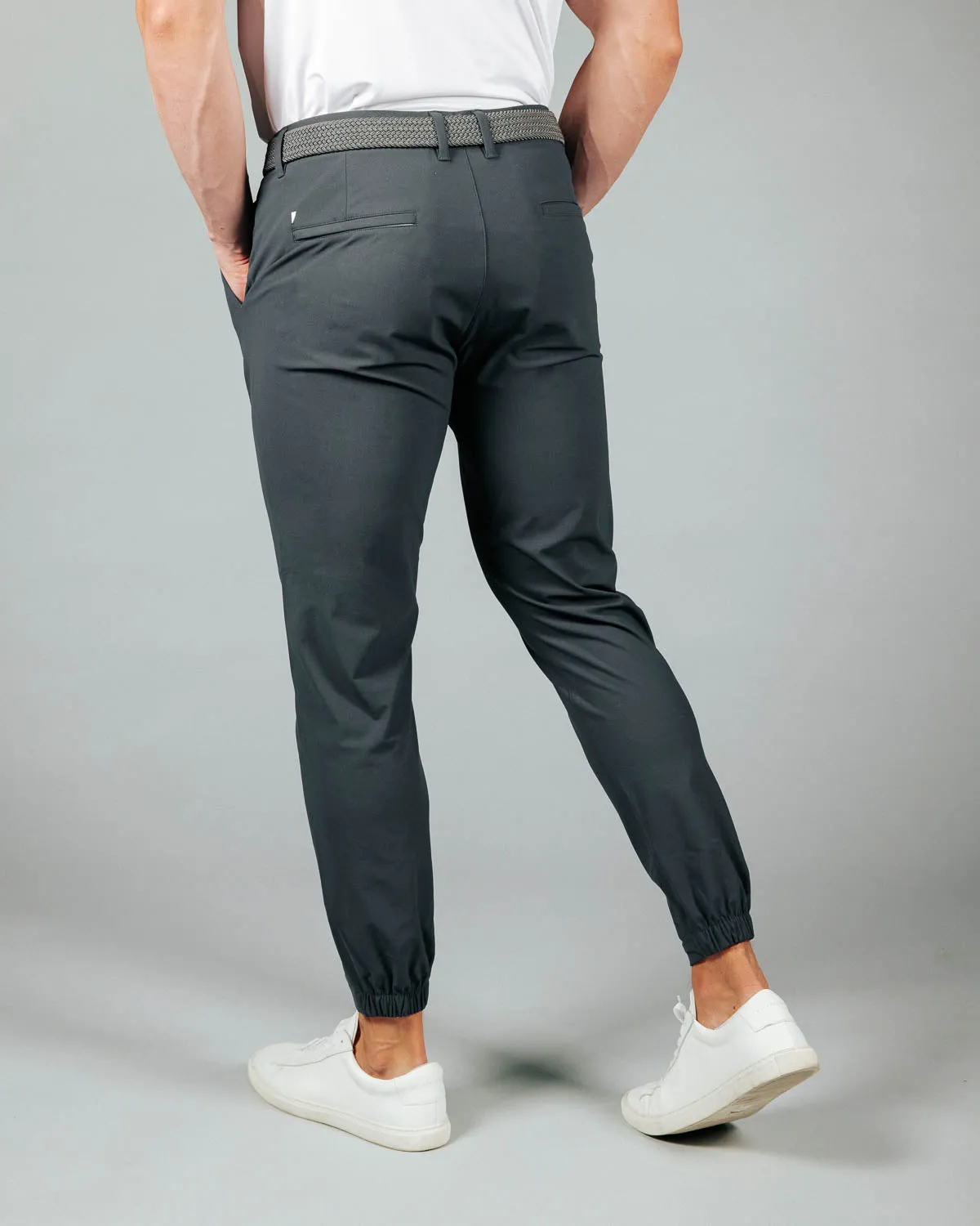 Men's Dark Gray City Jogger Performance Jogging Pants