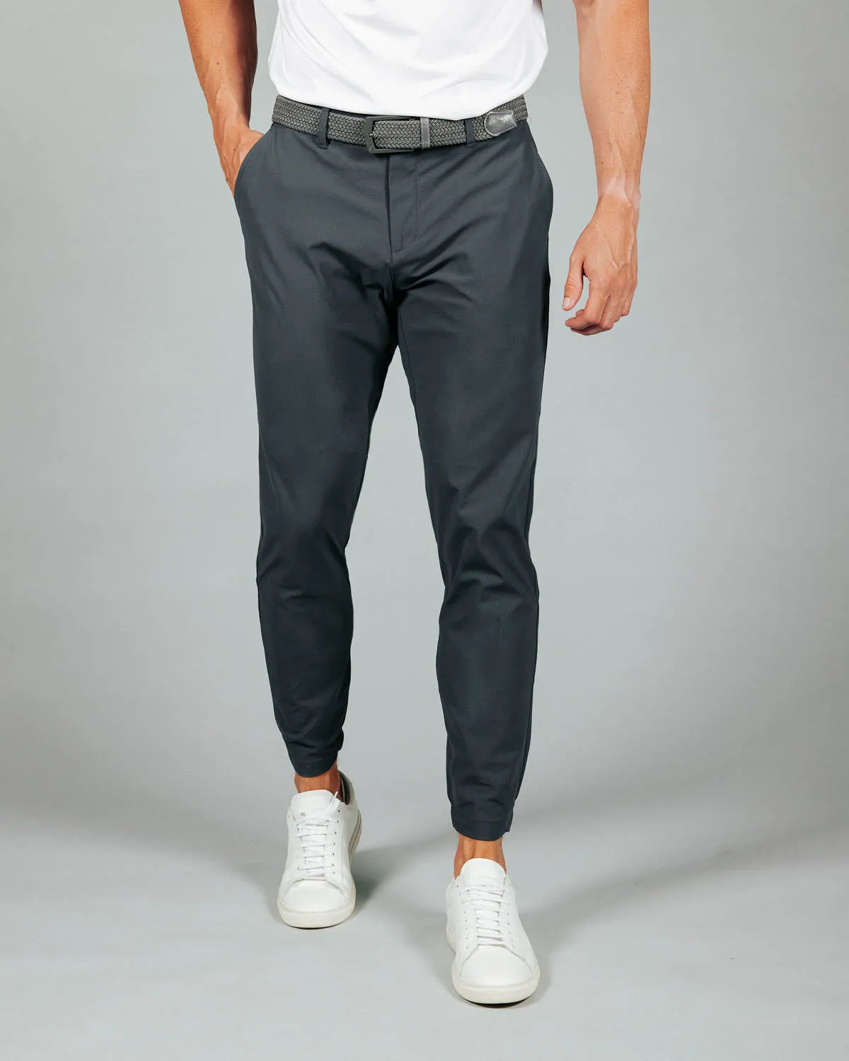 Men's Dark Gray City Jogger Flexible High Density Knit