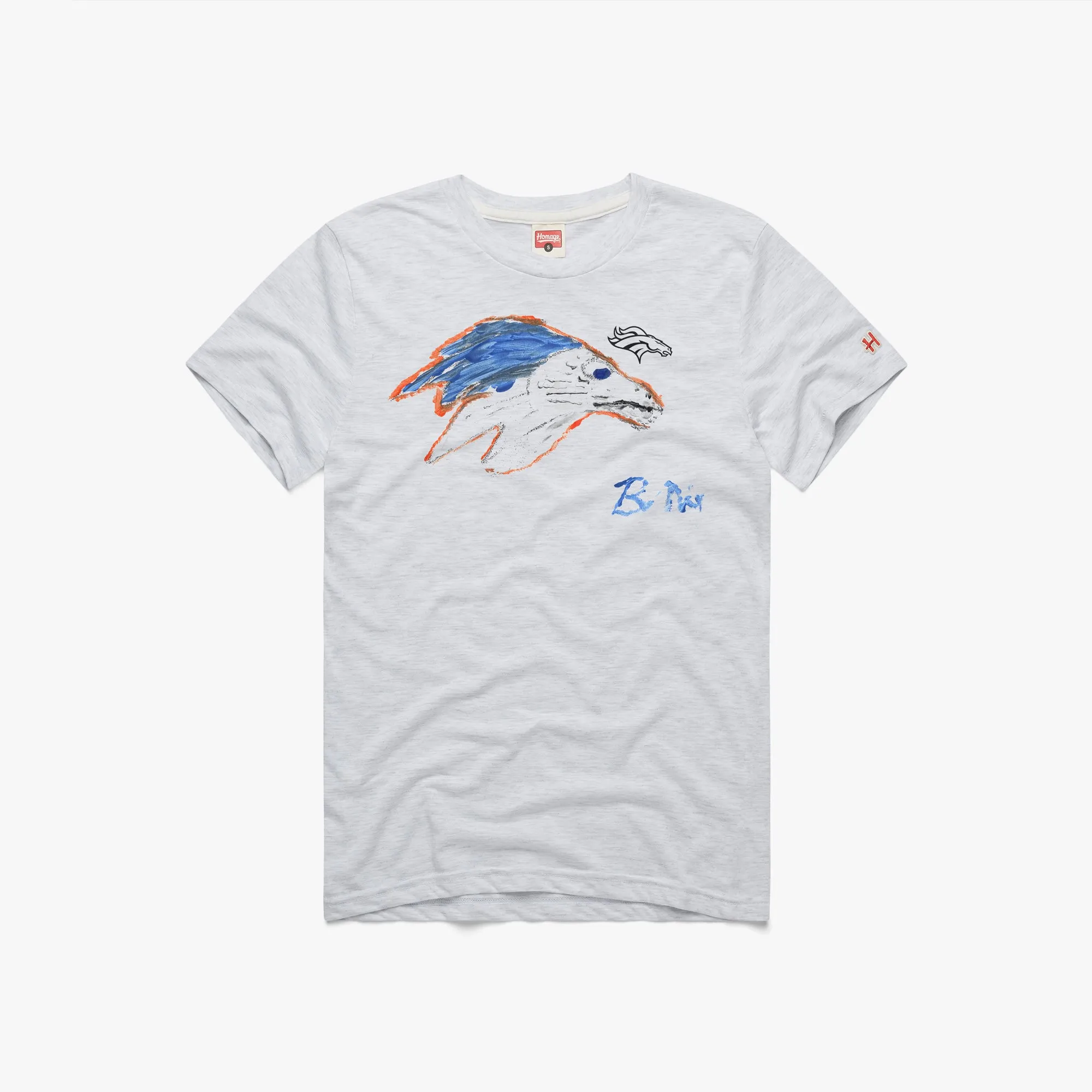 Active Look Easygoing Design Rookies Paint Denver Broncos by Bo Nix