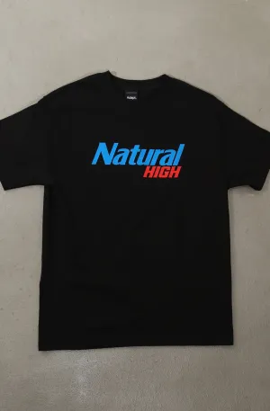 All-day style baby shower Natural High (Men's Black/Red Tee)