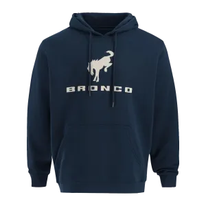 Modern product matte sophistication Ford Bronco Mens Navy Blue Fleece Hoodie
