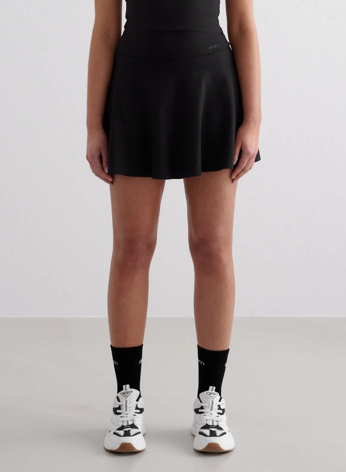 Black Sense Skort Lightweight texture Comfort Mood
