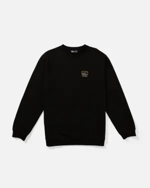 Crafted Crew Fleece - Black Warm and Cozy Denim