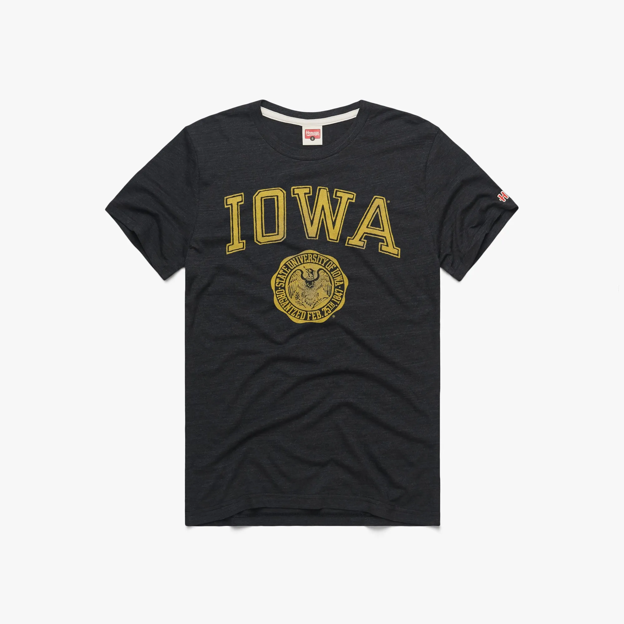 GentleWashResistance Abstract print Iowa Old Gold