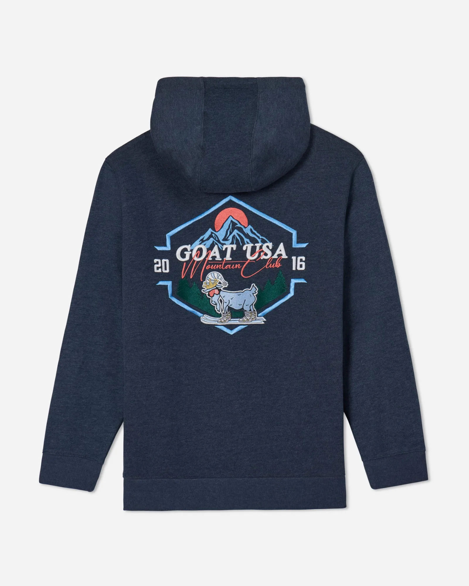 Mountain Club Hooded Sweatshirt Classic Style