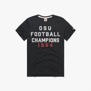 Soft Touch Fabric TaglessCollar 1954 OSU Football Champions T-Shirt