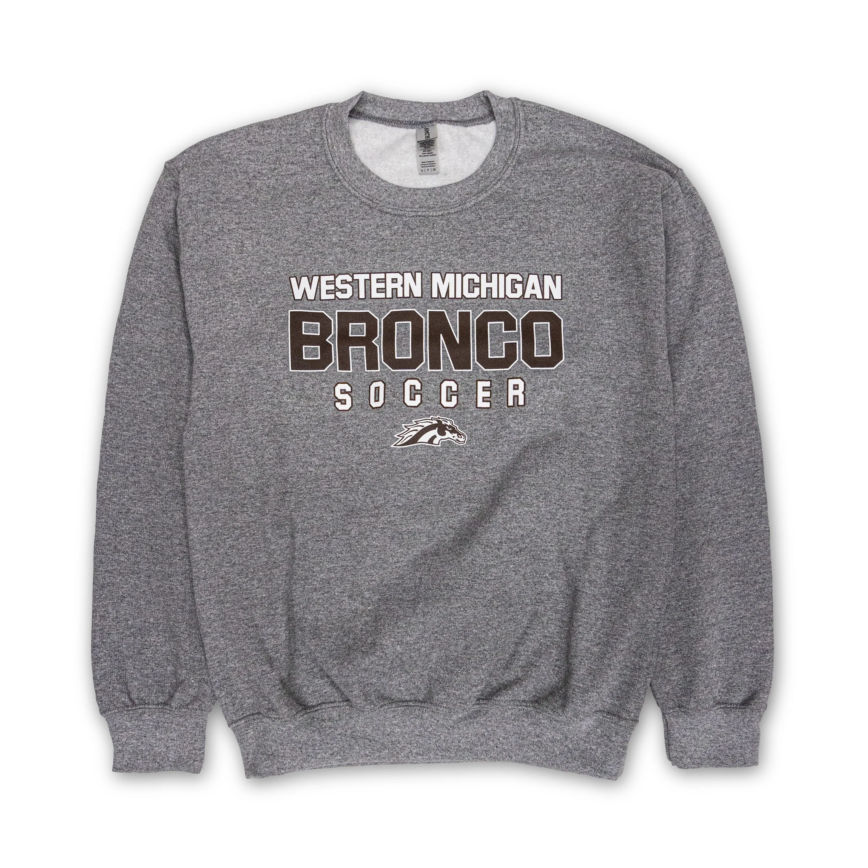 product holiday wear celebration Comfy Feel Western Michigan Soccer Crew