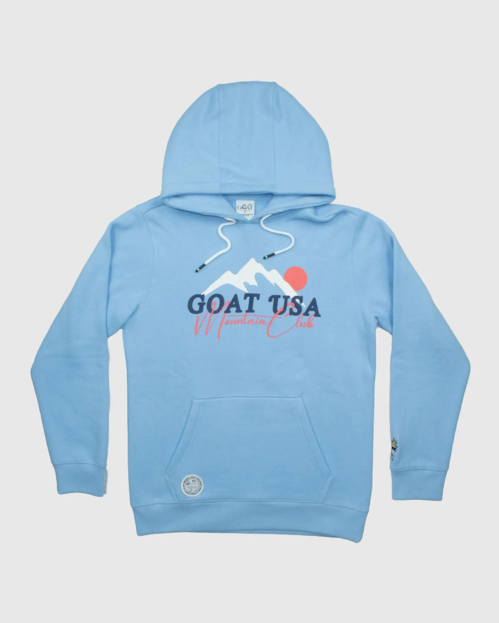 Layered Comfort Mountain Club Hooded Sweatshirt