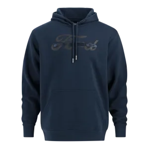 Ford F-150 Navy Blue Embroidered Fleece Hoodie Timeless Bold Essential Outerwear
