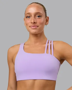 Galvanise Sports Bra - Pale Lilac exercise