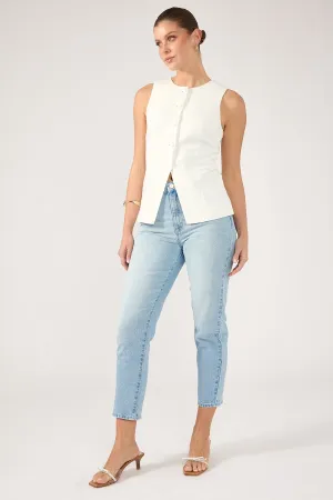 Abrand A 94 High Waisted Slim Jean Gina Work Meeting Casual Sunny Vibes Vibrant Relaxed Style