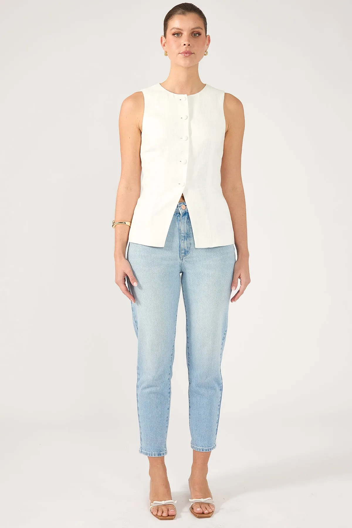 Abrand A 94 High Waisted Slim Jean Gina Resilient material
