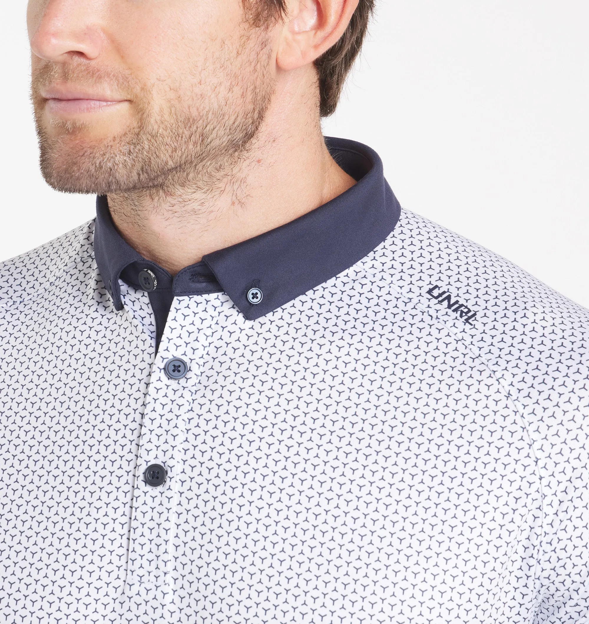 Triad Polo Snap Button Closure Relaxed Wear