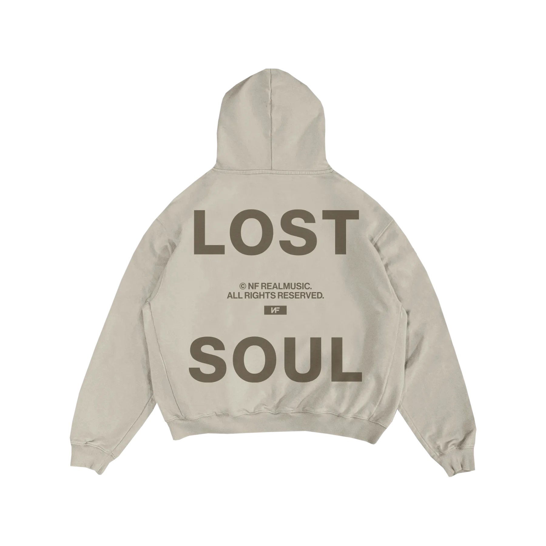 Premium Heavyweight Ivory LOST SOUL Hoodie Festival wear Casual Vibe
