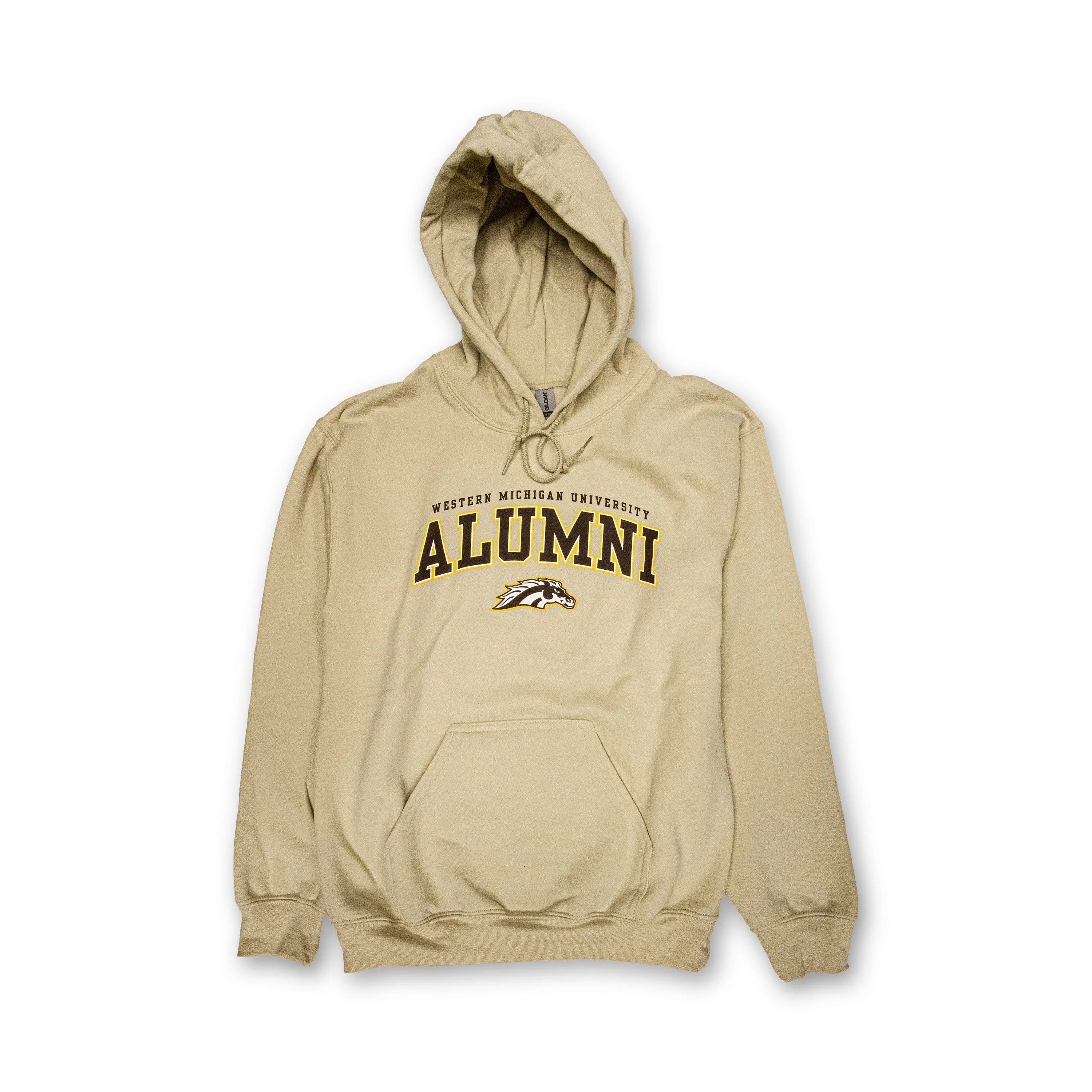 Alumni Glowing Bronco Hoodie Bold Graphics Versatile Hoodie