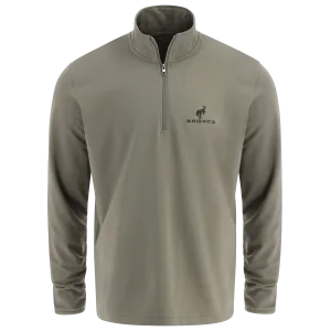 Cozy And Stylish Ford Bronco Mens Green Pullover Quarter Zip Sweatshirt