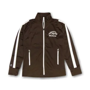 Lounge Style Ladies' Broncos Stripe Full Zip
