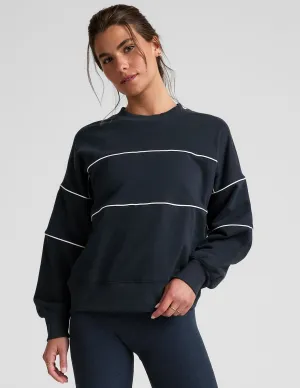 LuxeFleece Piper Oversized Sweatshirt product poplin smoothness product neutral versatility