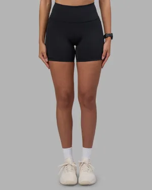 Weekend Comfort Festival Outfit Fusion High-Rise 6" Short Pockets - Black