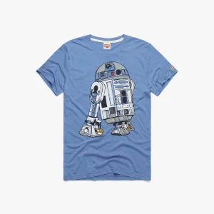 Star Wars R2-D2 Character Anti Pilling Fabric Seam Free Back