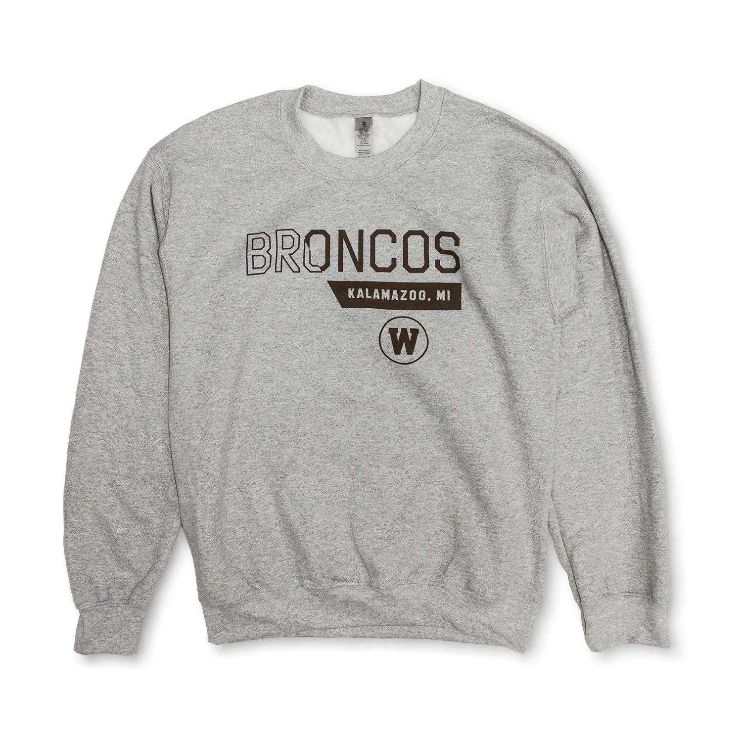 product sustainable future anti pill coating Broncos Backslash Crewneck