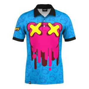Cozy Apparel Drip Bear Polo Shirt