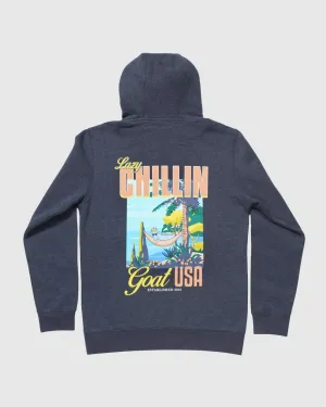 Outdoor Bold Versatile Layer Lazy Chillin' Hooded Sweatshirt