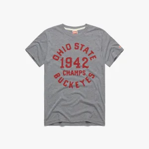 All-Day Wear Thermal Regulation Fabric Ohio State Buckeyes 1942 National Champs T-Shirt