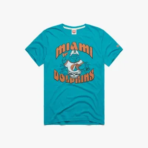 SoftenedNeckline Soft Knit NFL x Grateful Dead x Dolphins