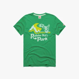 Rainier National Park Retro Style