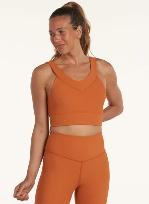 Backless seams Refine Double-V Bra