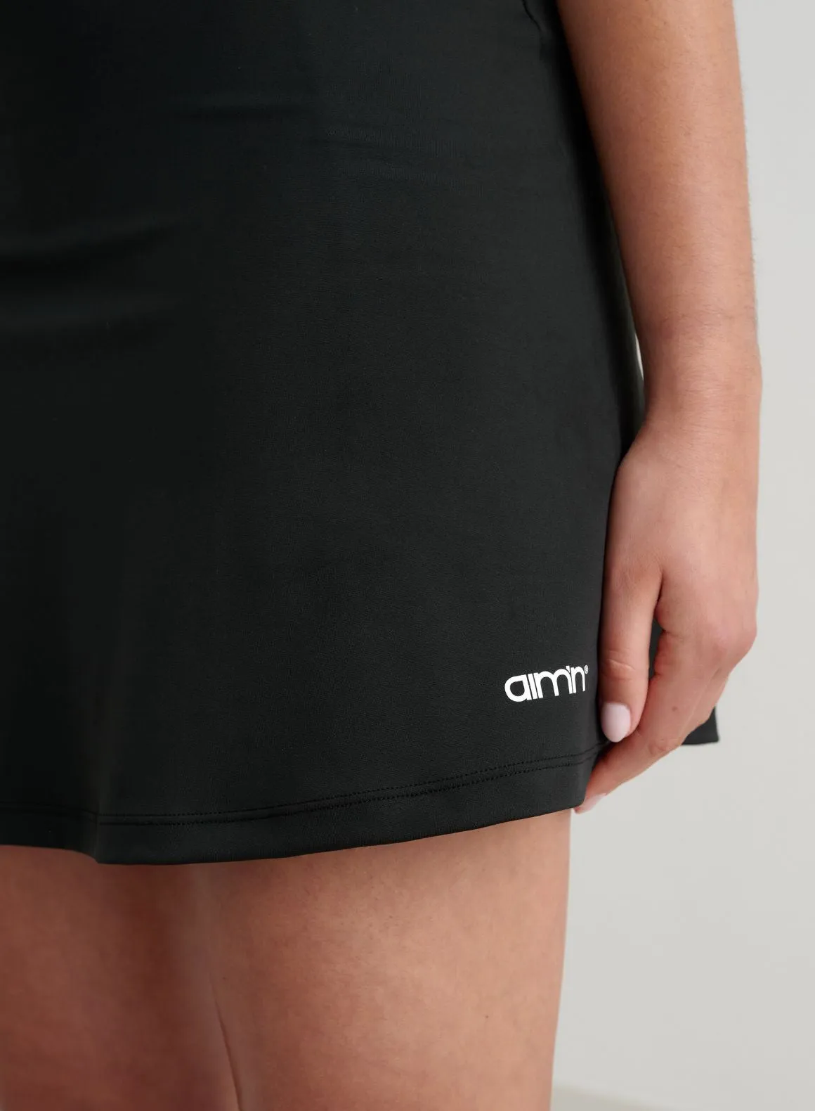 Black Core Skort Sleek Vibe