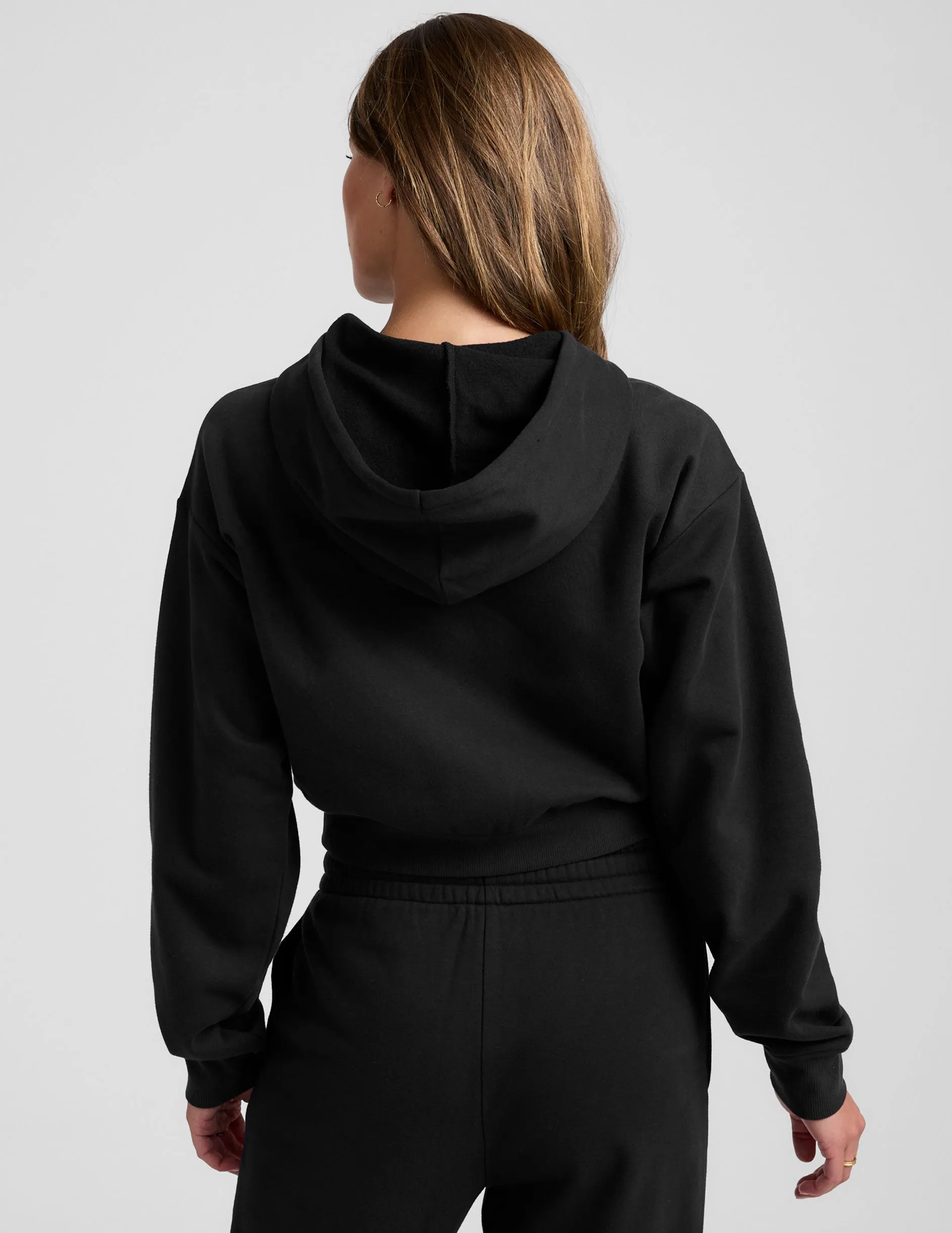 LuxeFleece Zip Up Hoodie Minimal Comfort