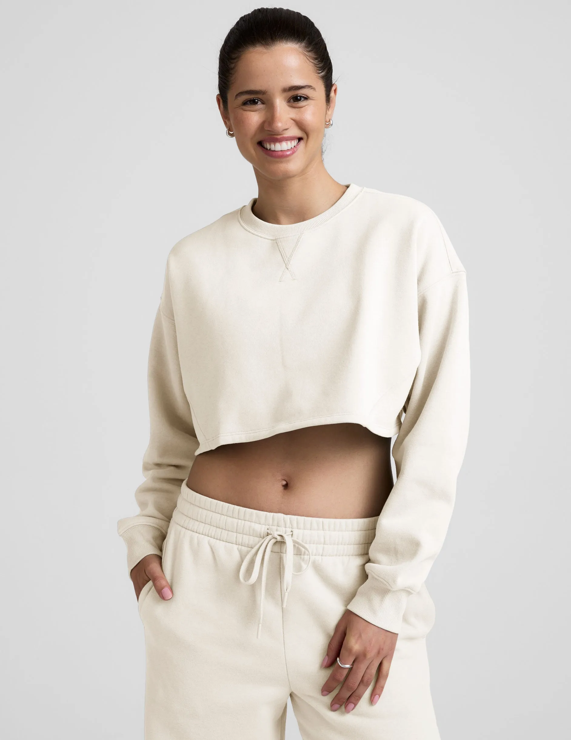 LuxeFleece Boxy Pullover product pricing