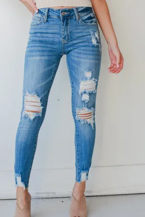 Weekend Ready Finley Distressed Skinny Jeans