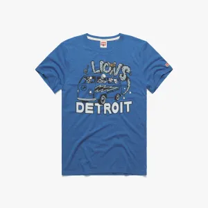 NFL x Grateful Dead x Lions tall size Crew neck classic