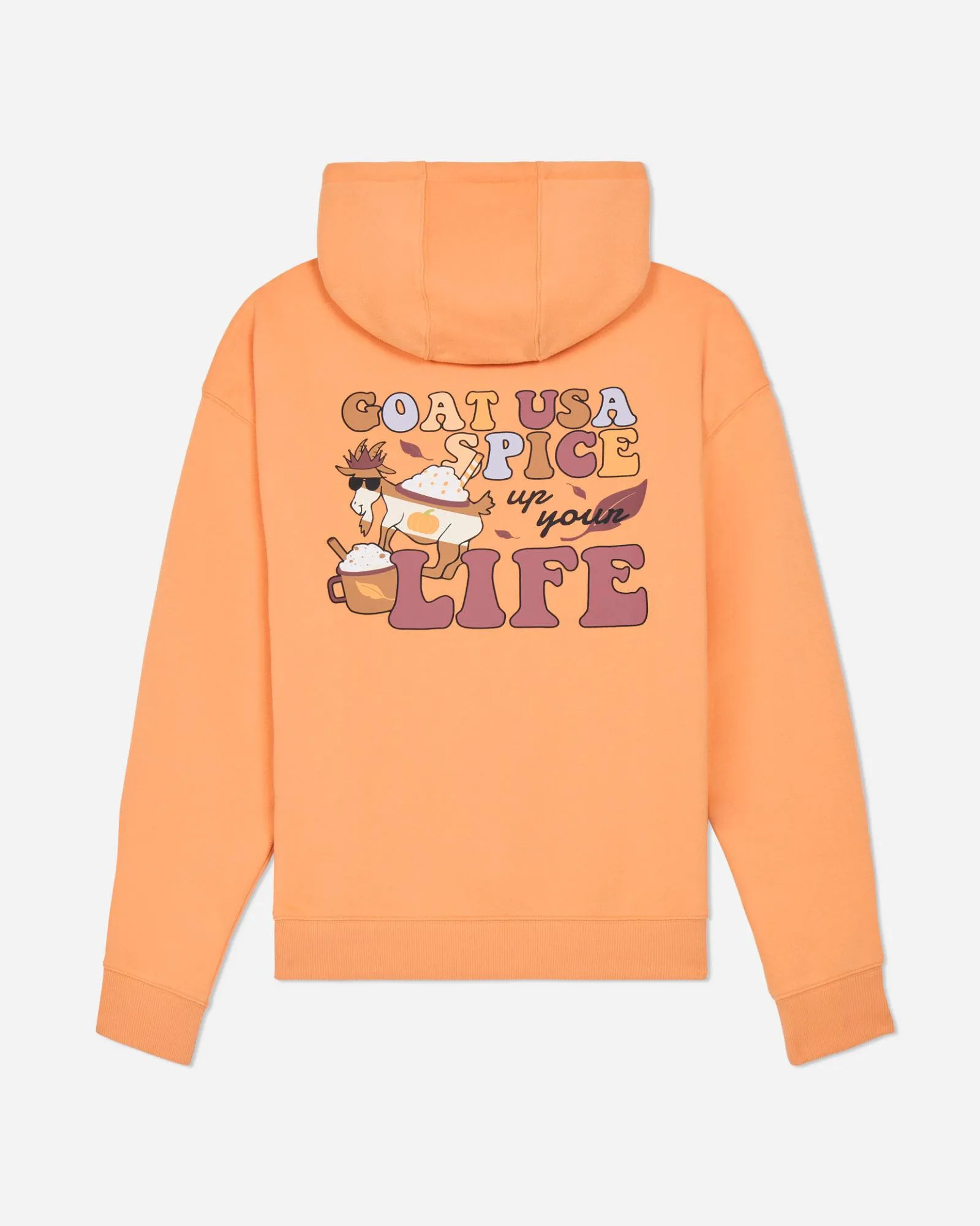 Pumpkin Spice Latte Hooded Sweatshirt Layered Comfort