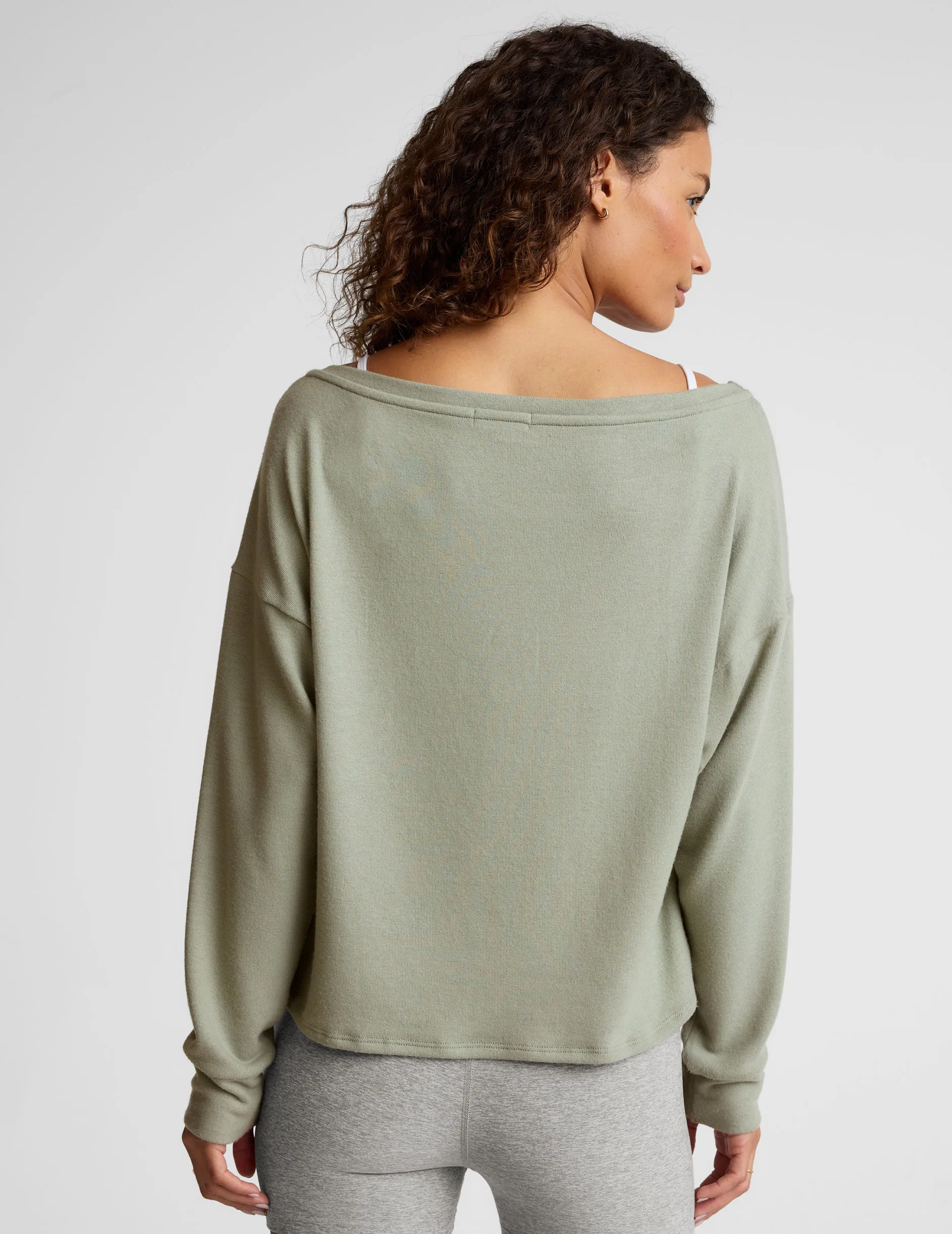 Soft Silk Removable straps Let Loose Pullover