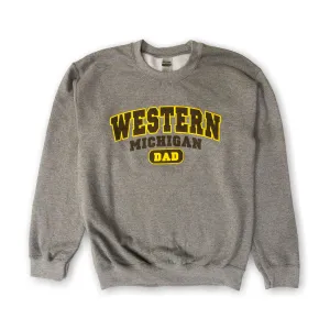 Western Michigan Dad Crewneck teenagers